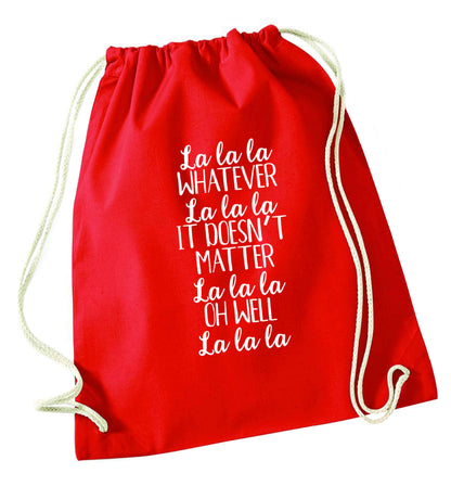 Viral song lyrics - check! Gen z babies where you at? red drawstring bag 