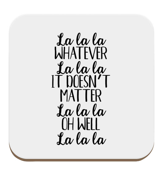 Viral song lyrics - check! Gen z babies where you at? set of four coasters
