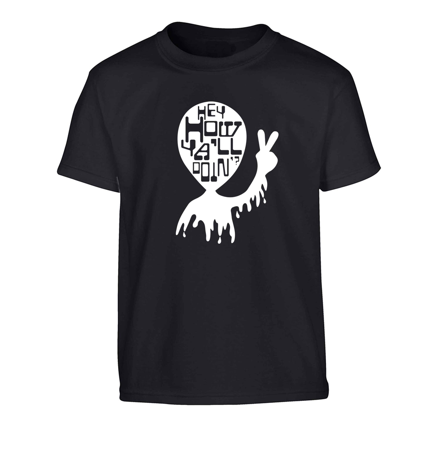 Misheard song lyrics - check!  Children's black Tshirt 12-13 Years