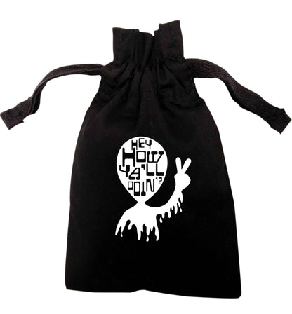 Hey, how ya'll doin'? | XS - L | Pouch / Drawstring bag / Sack | Organic Cotton | Bulk discounts available!