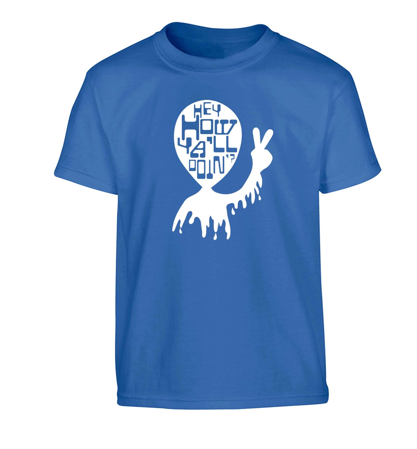 Misheard song lyrics - check!  Children's blue Tshirt 12-13 Years