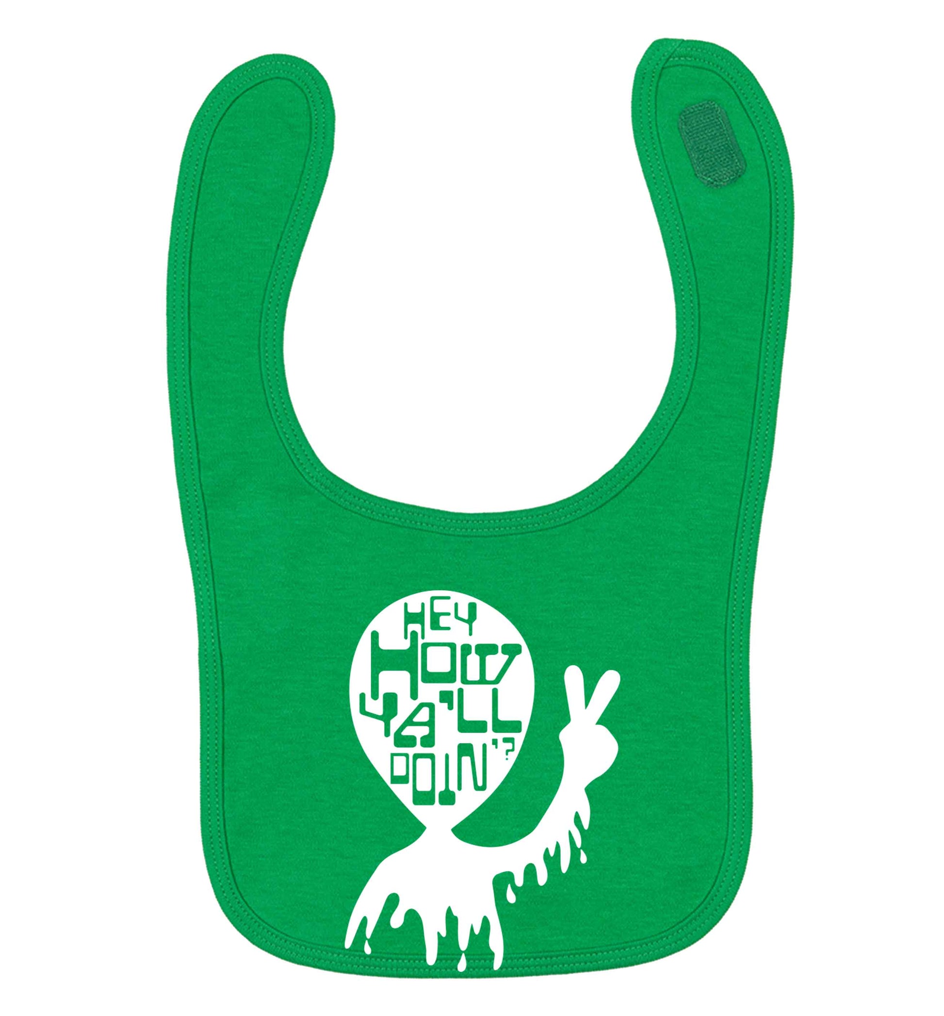 Misheard song lyrics - check!  green baby bib