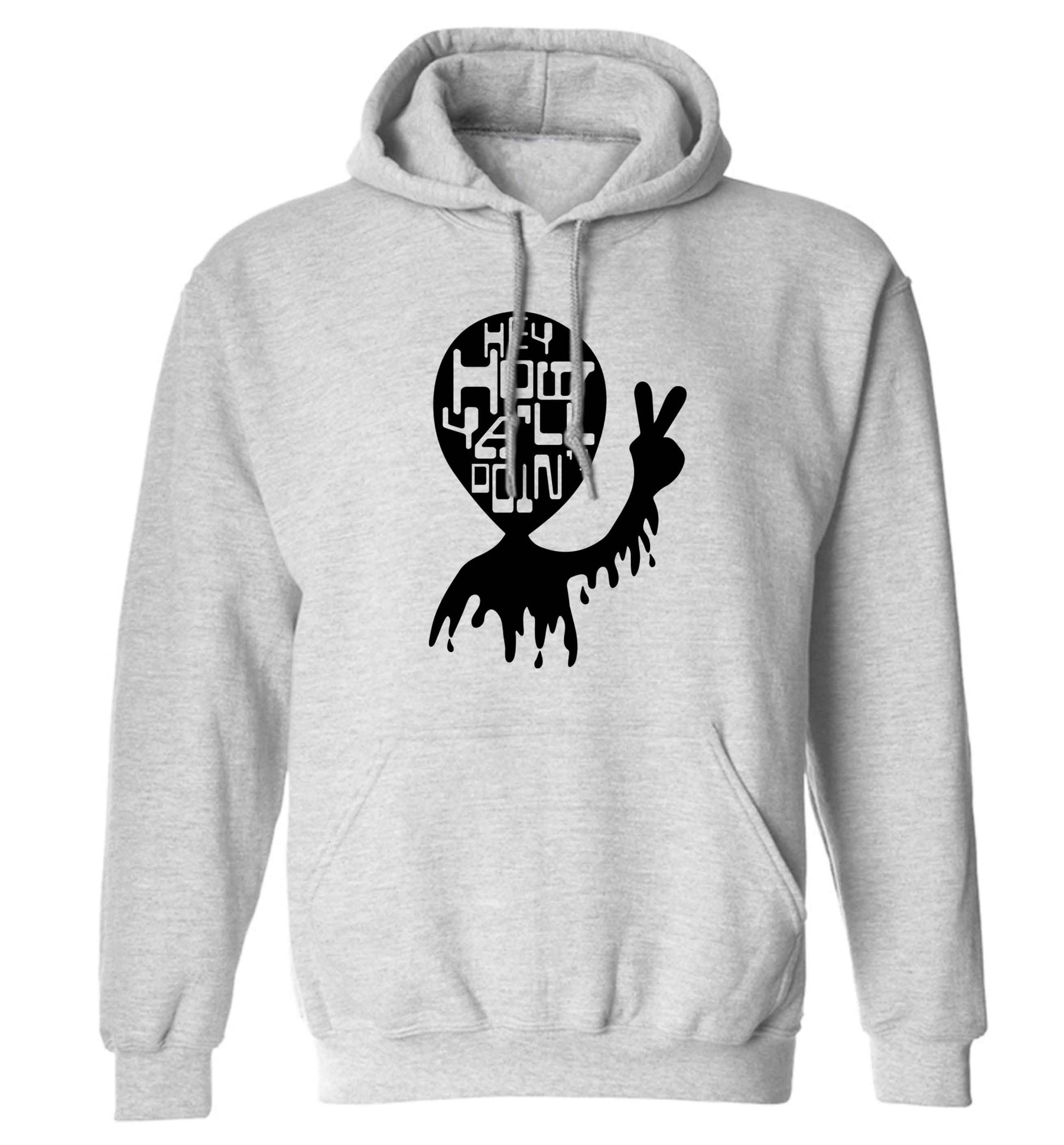 Misheard song lyrics - check!  adults unisex grey hoodie 2XL