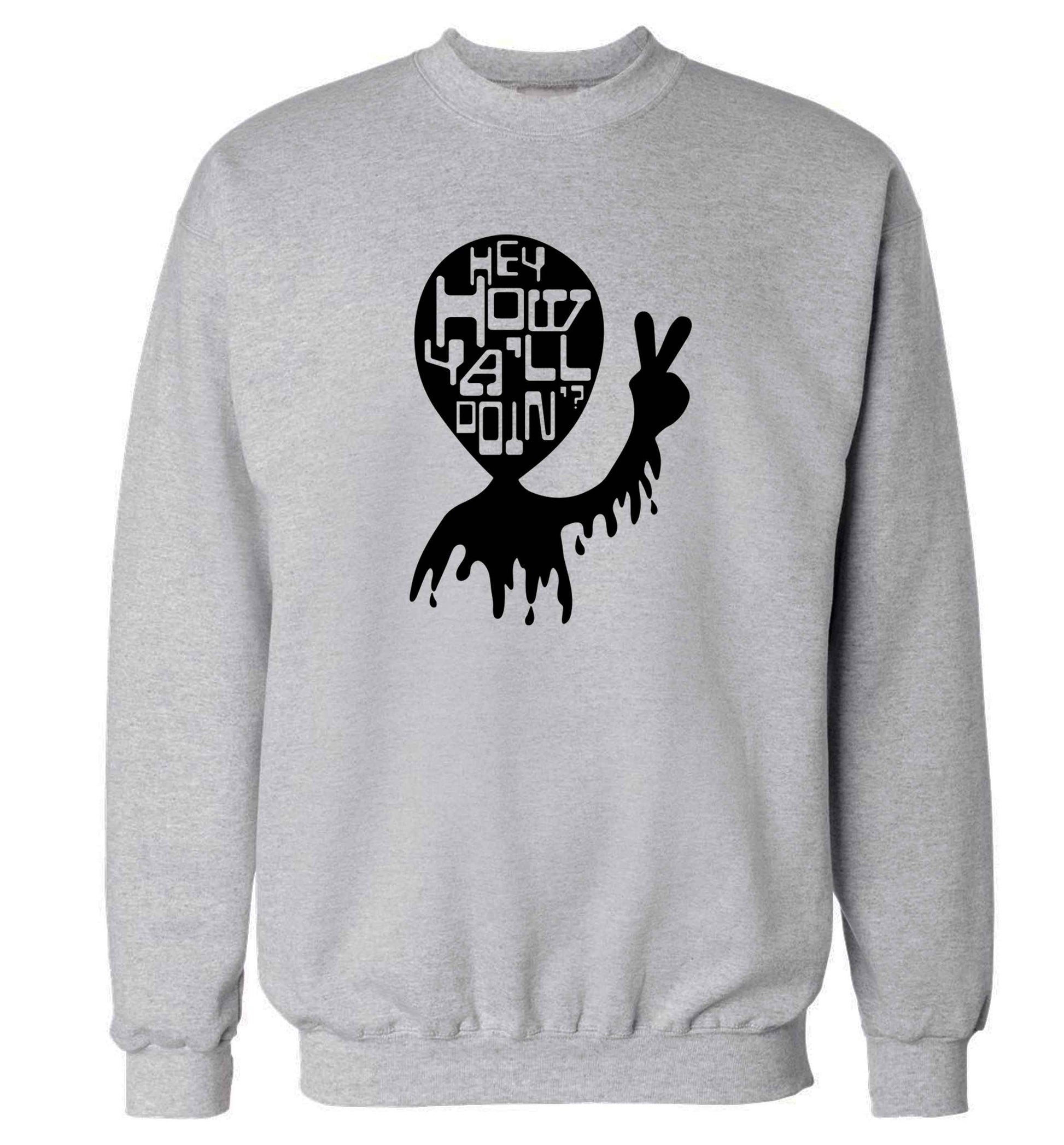 Misheard song lyrics - check!  adult's unisex grey sweater 2XL