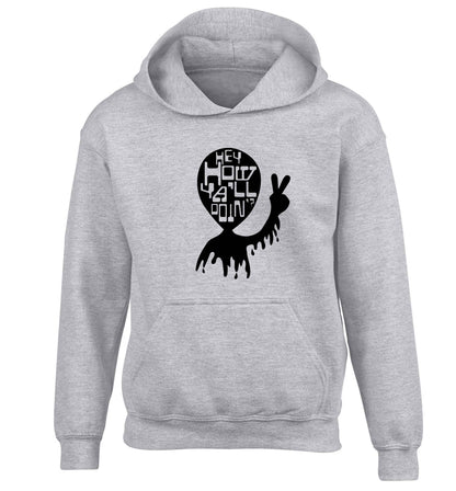 Misheard song lyrics - check!  children's grey hoodie 12-13 Years