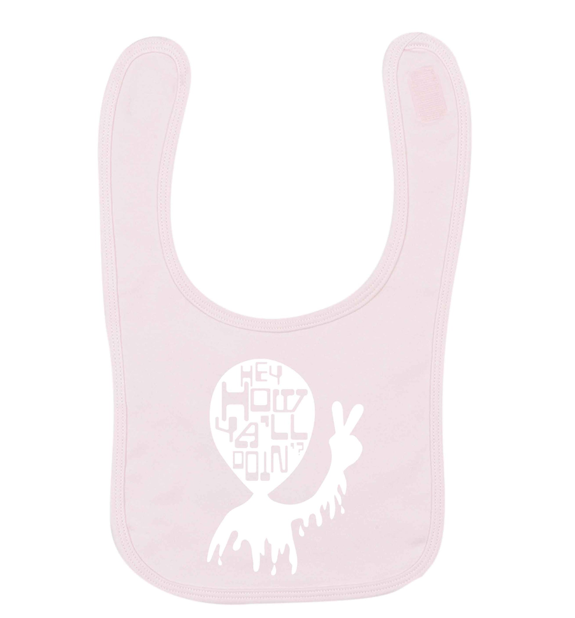 Misheard song lyrics - check!  pale pink baby bib