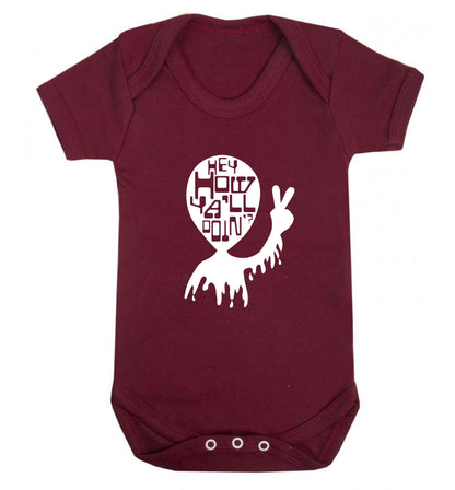 Misheard song lyrics - check!  baby vest maroon 18-24 months