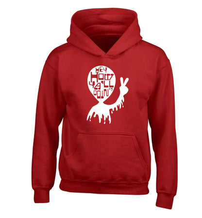 Misheard song lyrics - check!  children's red hoodie 12-13 Years