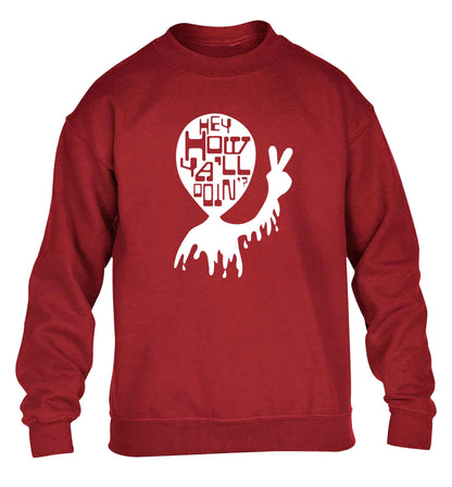 Misheard song lyrics - check!  children's grey sweater 12-13 Years