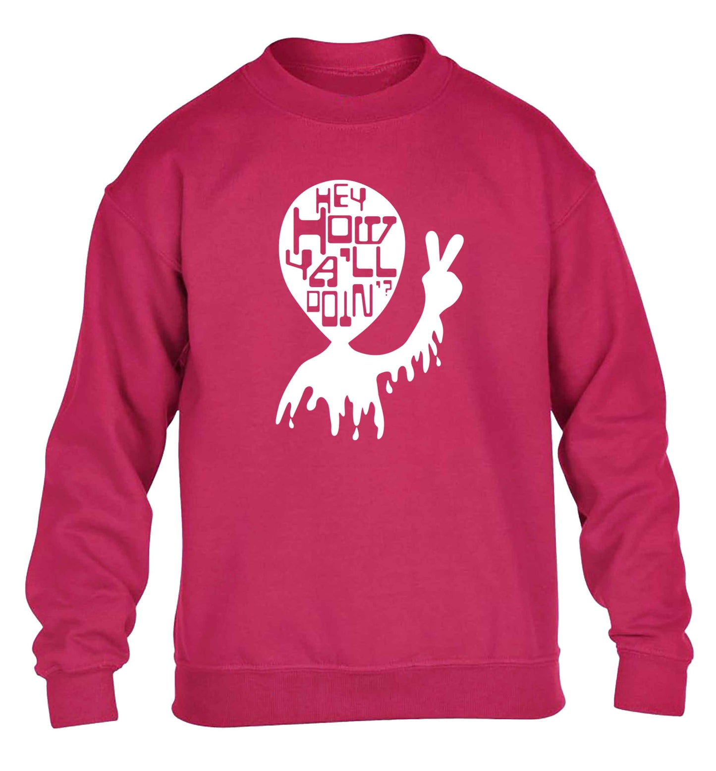 Misheard song lyrics - check!  children's pink sweater 12-13 Years