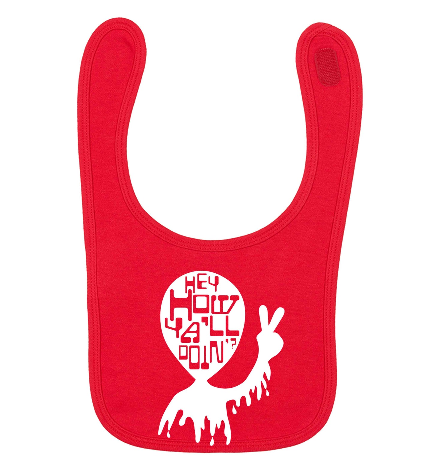 Misheard song lyrics - check!  red baby bib