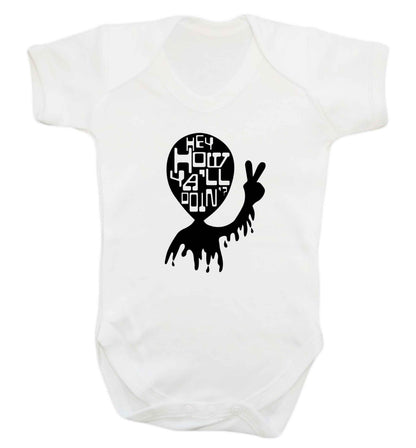 Misheard song lyrics - check!  baby vest white 18-24 months