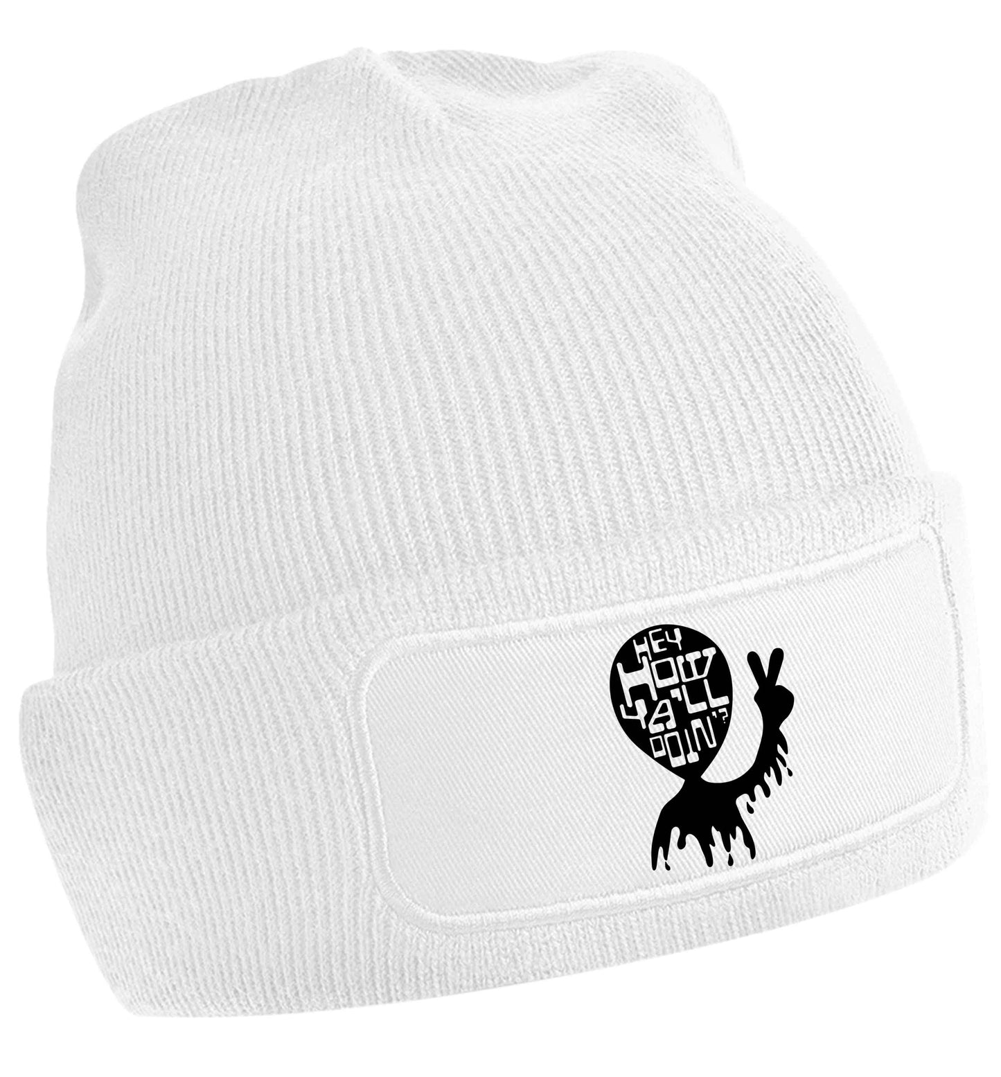 Hey, how ya'll doin'? | Beanie hat