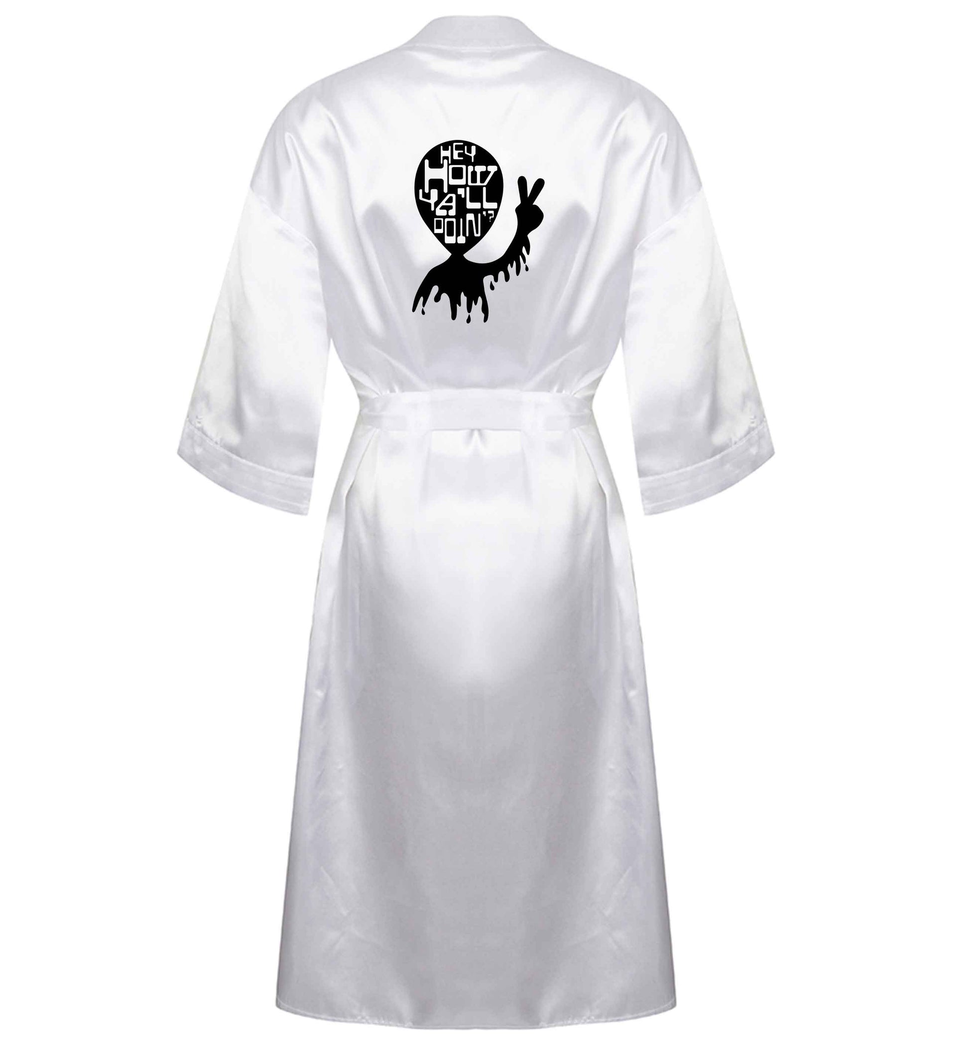 Misheard song lyrics - check!  XL/XXL white ladies dressing gown size 16/18
