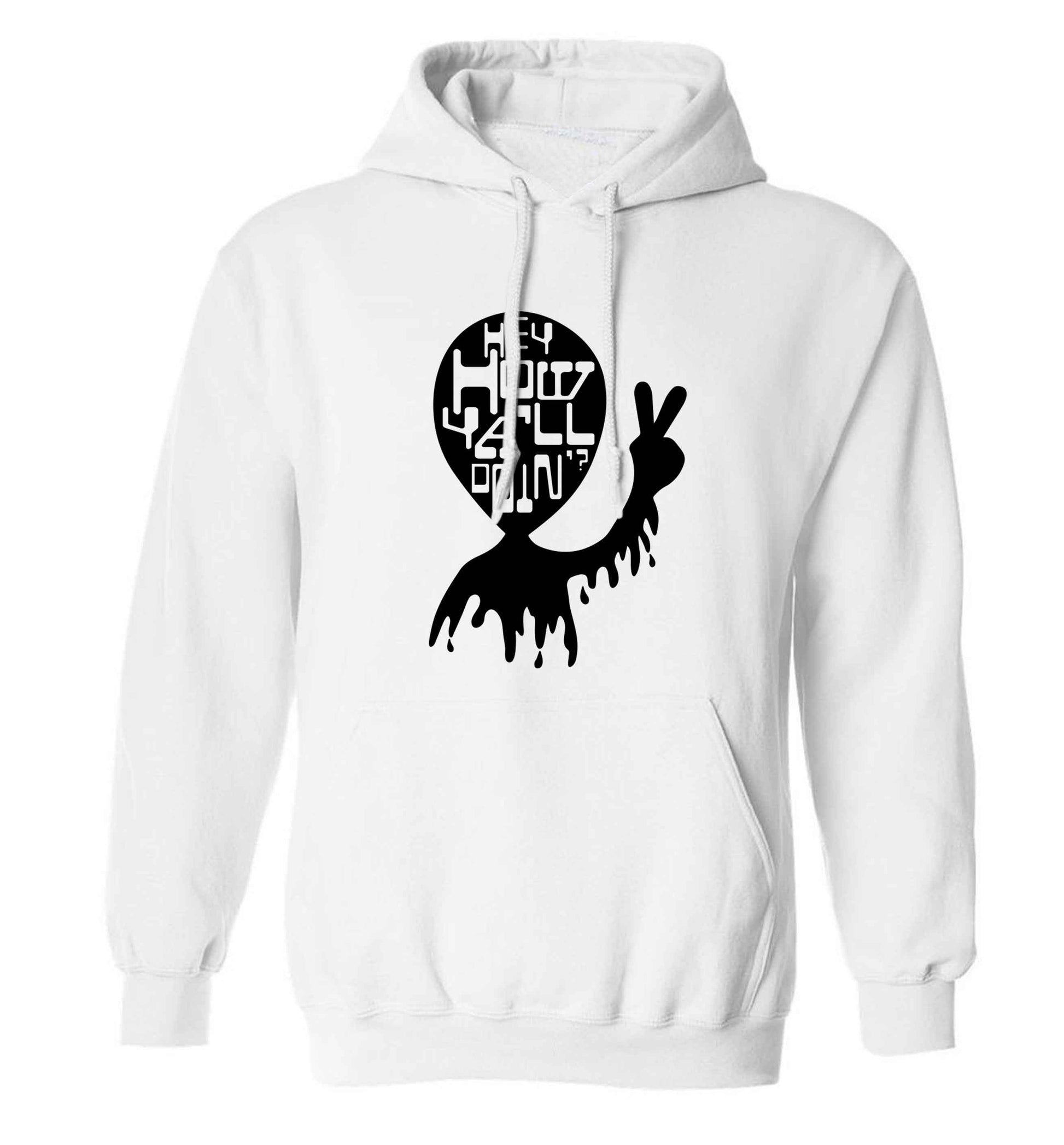 Misheard song lyrics - check!  adults unisex white hoodie 2XL