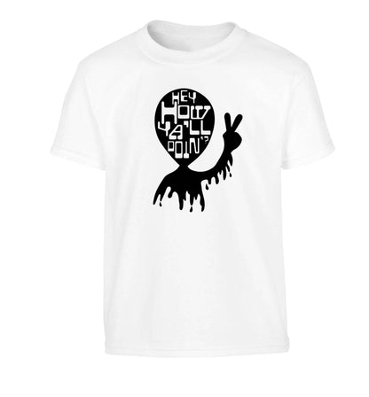 Misheard song lyrics - check!  Children's white Tshirt 12-13 Years