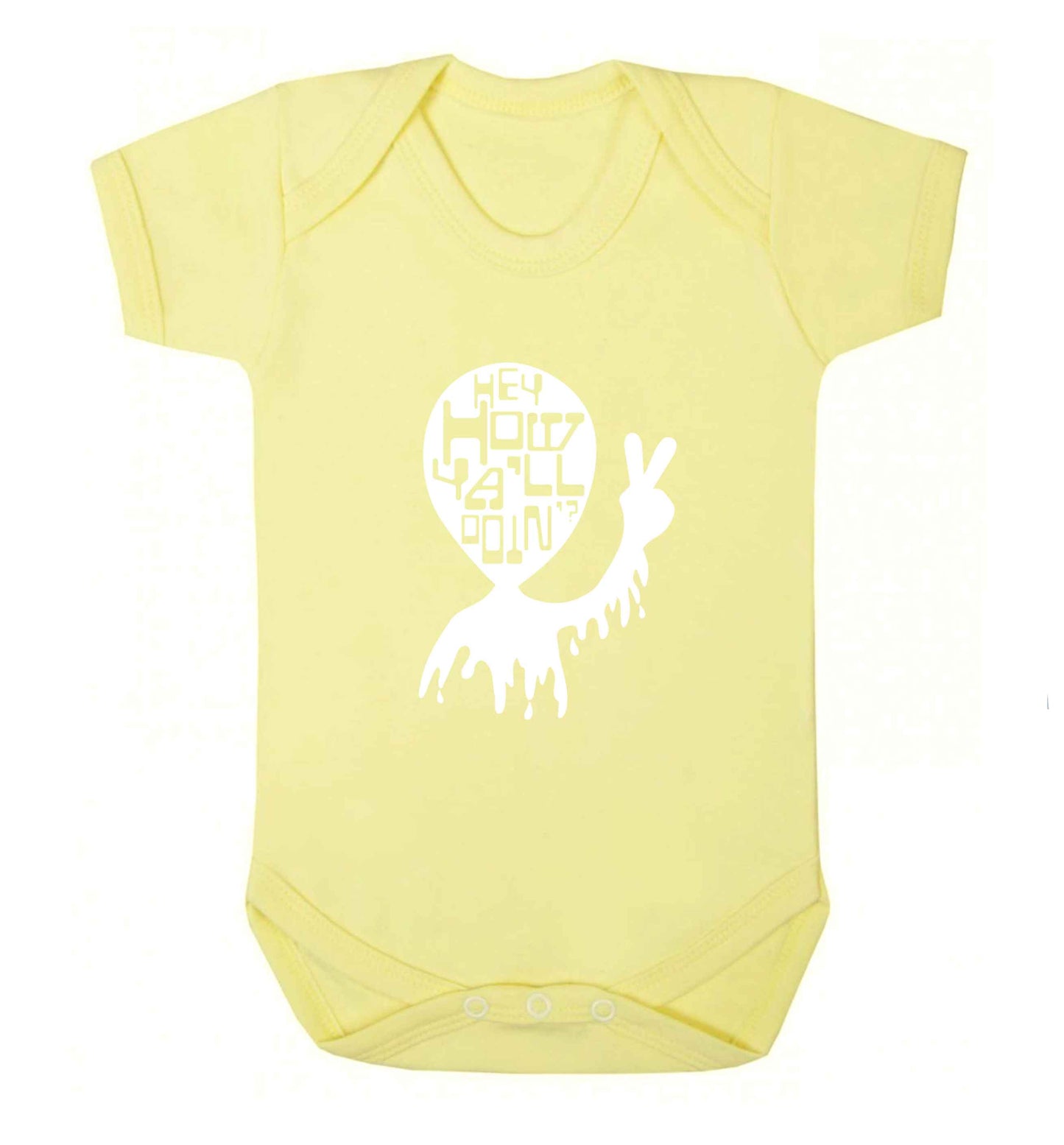 Misheard song lyrics - check!  baby vest pale yellow 18-24 months