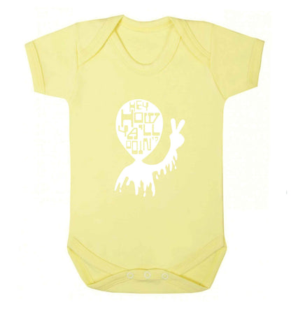 Misheard song lyrics - check!  baby vest pale yellow 18-24 months