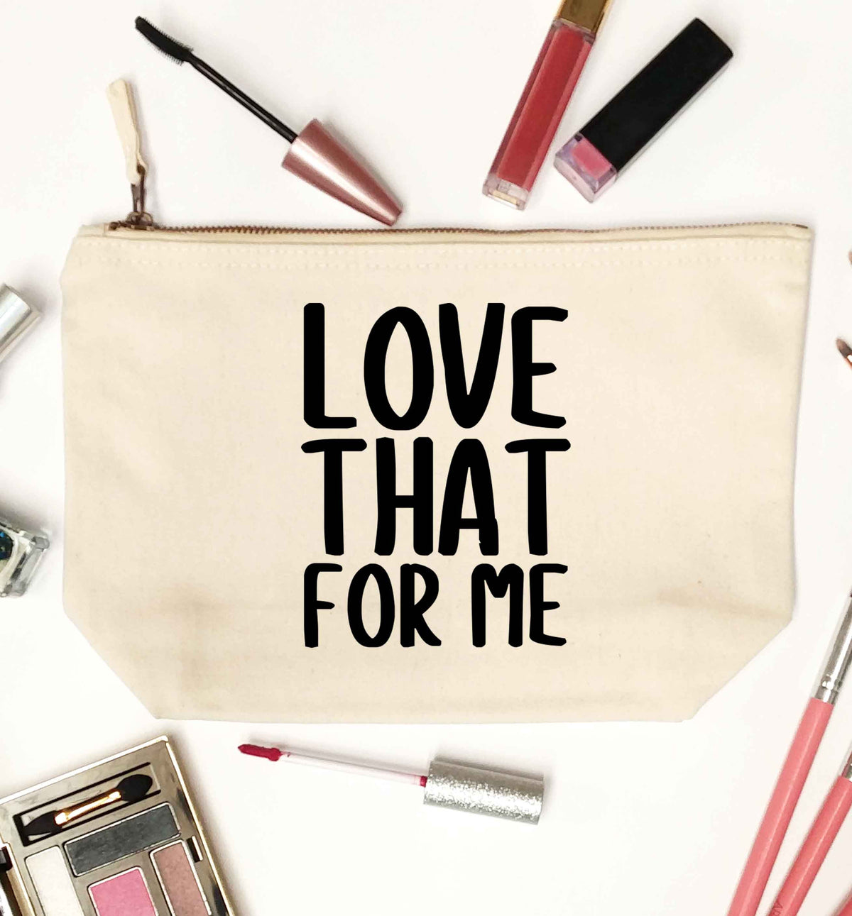 We love this for YOU! Who else loves saying this?!  natural makeup bag