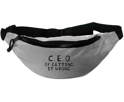 C.E.O of getting it wrong | Recycled polyester bumbag