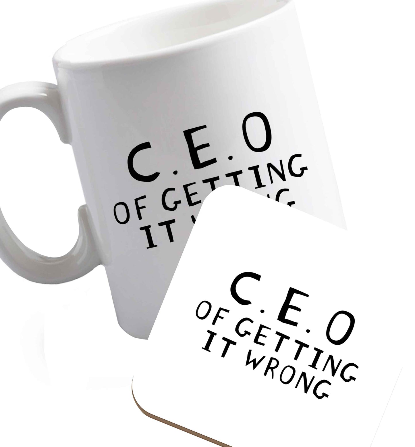 10 oz We love this for YOU! Who else loves saying this?!    ceramic mug and coaster set right handed
