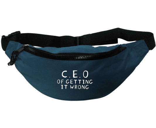 C.E.O of getting it wrong | Recycled polyester bumbag