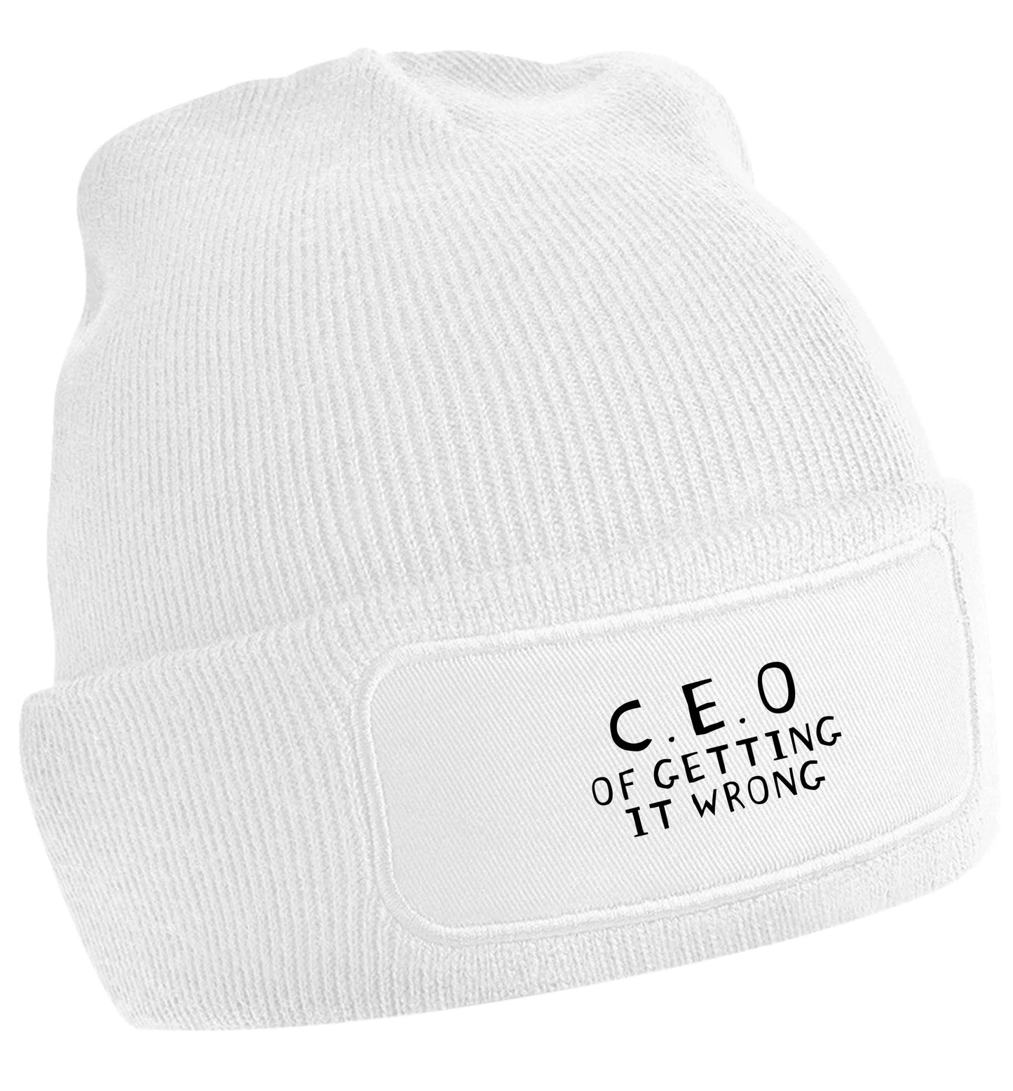 C.E.O of getting it wrong | Beanie hat