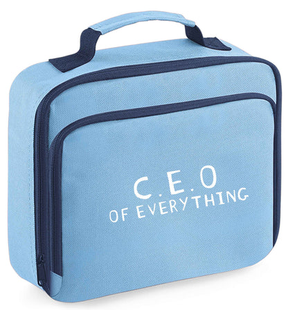Any tex here insulated blue lunch bag cooler
