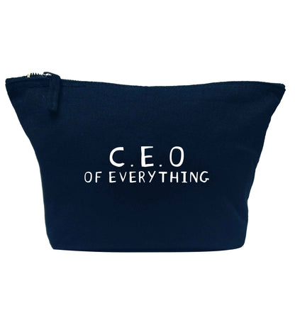 We love this for YOU! Who else loves saying this?!  navy makeup bag