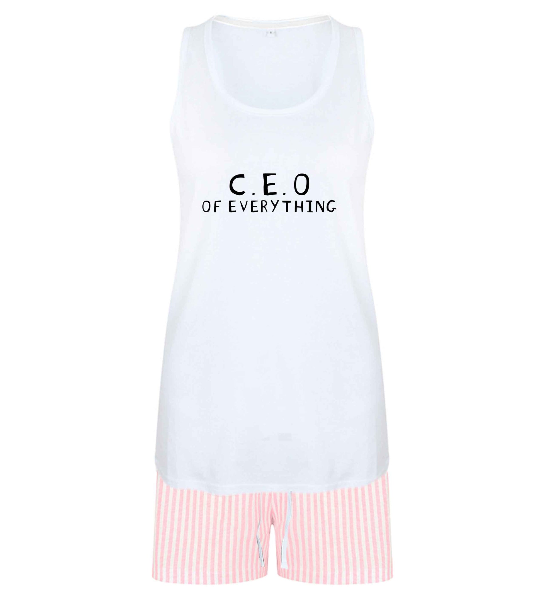 We love this for YOU! Who else loves saying this?!  size XL women's pyjama shorts set in pink 