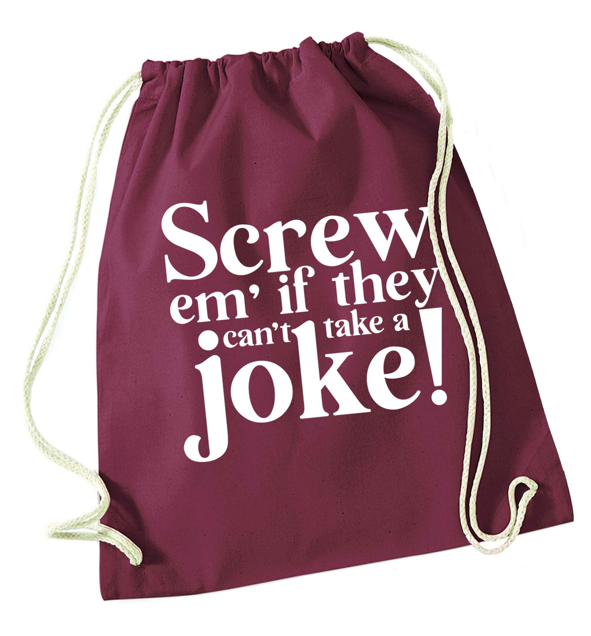 We love this for YOU! Who else loves saying this?!  maroon drawstring bag