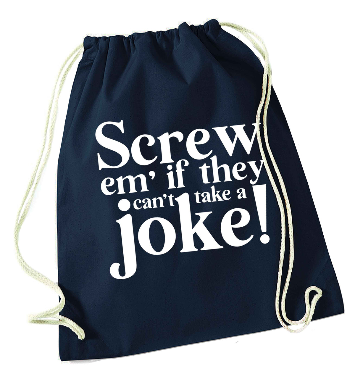 We love this for YOU! Who else loves saying this?!  navy drawstring bag