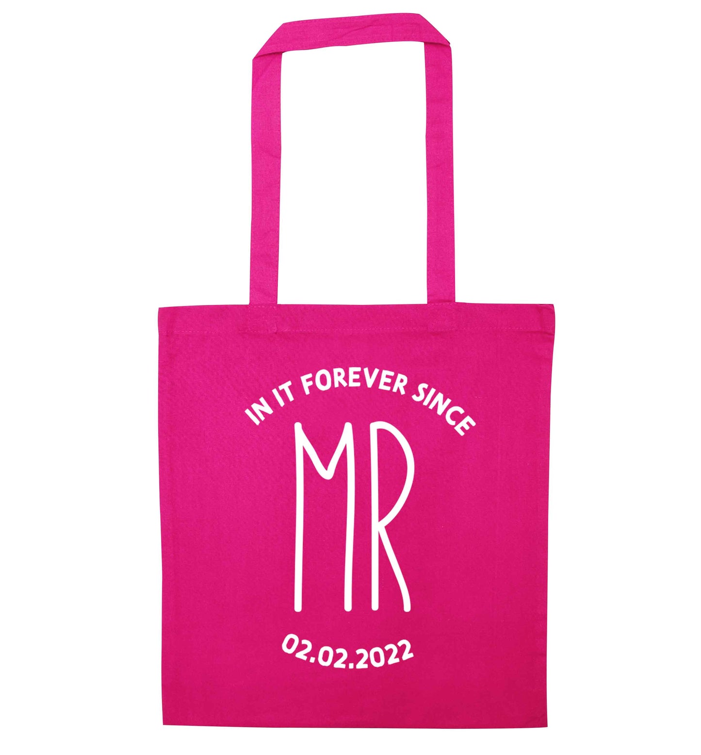 Perfect wedding guest favours or hen party gifts! Personalised bridal floral wreath designs, any name, any role! pink tote bag