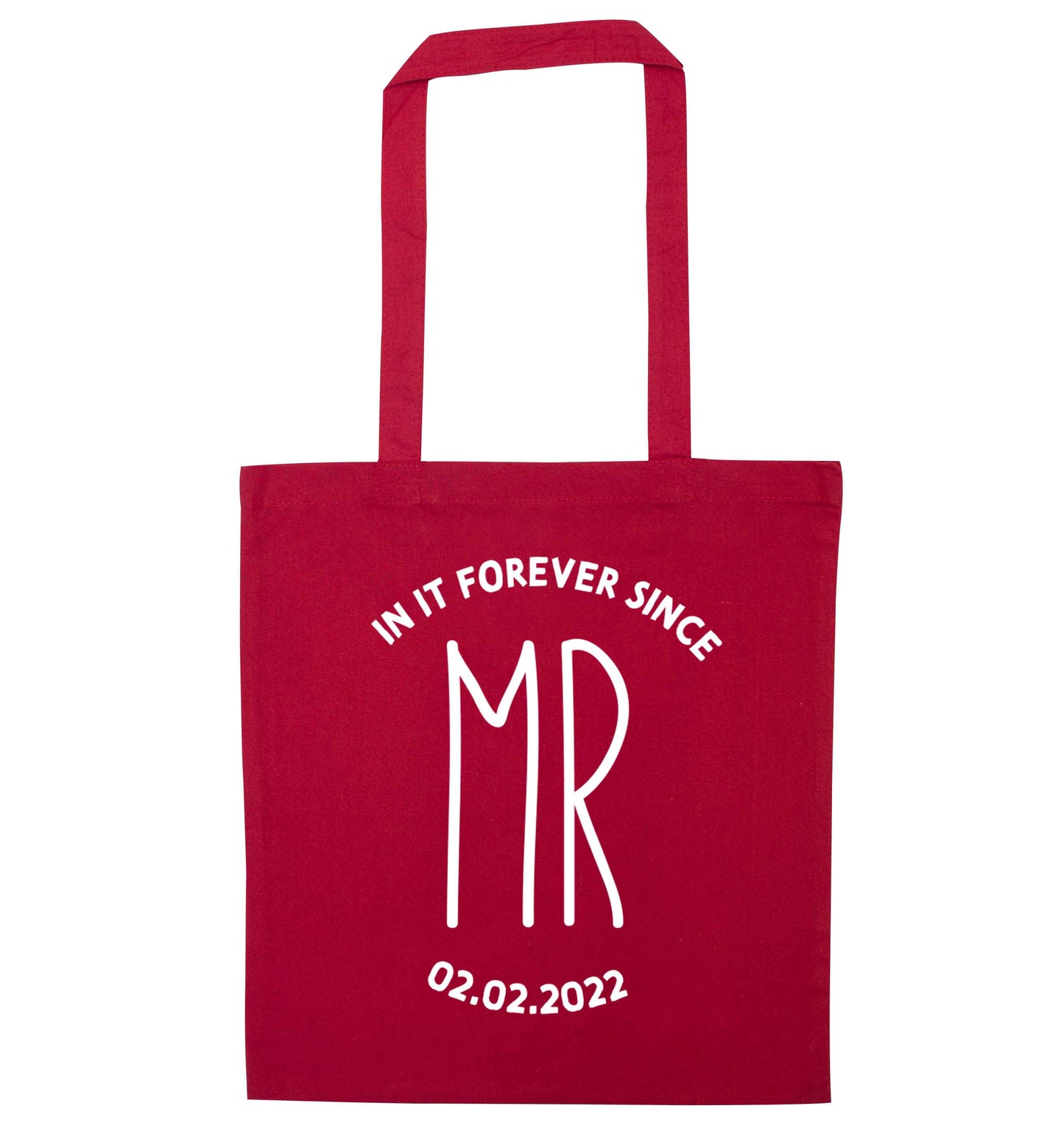 Perfect wedding guest favours or hen party gifts! Personalised bridal floral wreath designs, any name, any role! red tote bag