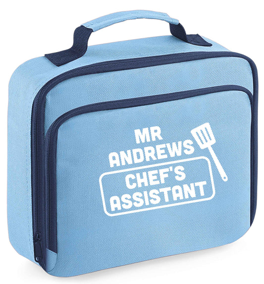 Any tex here insulated blue lunch bag cooler