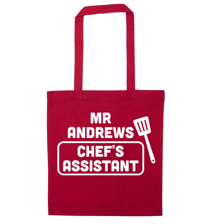 Funny matching gifts for him and her! Get matchy matchy, ideal for newlywed couples or a little valentines gift! red tote bag
