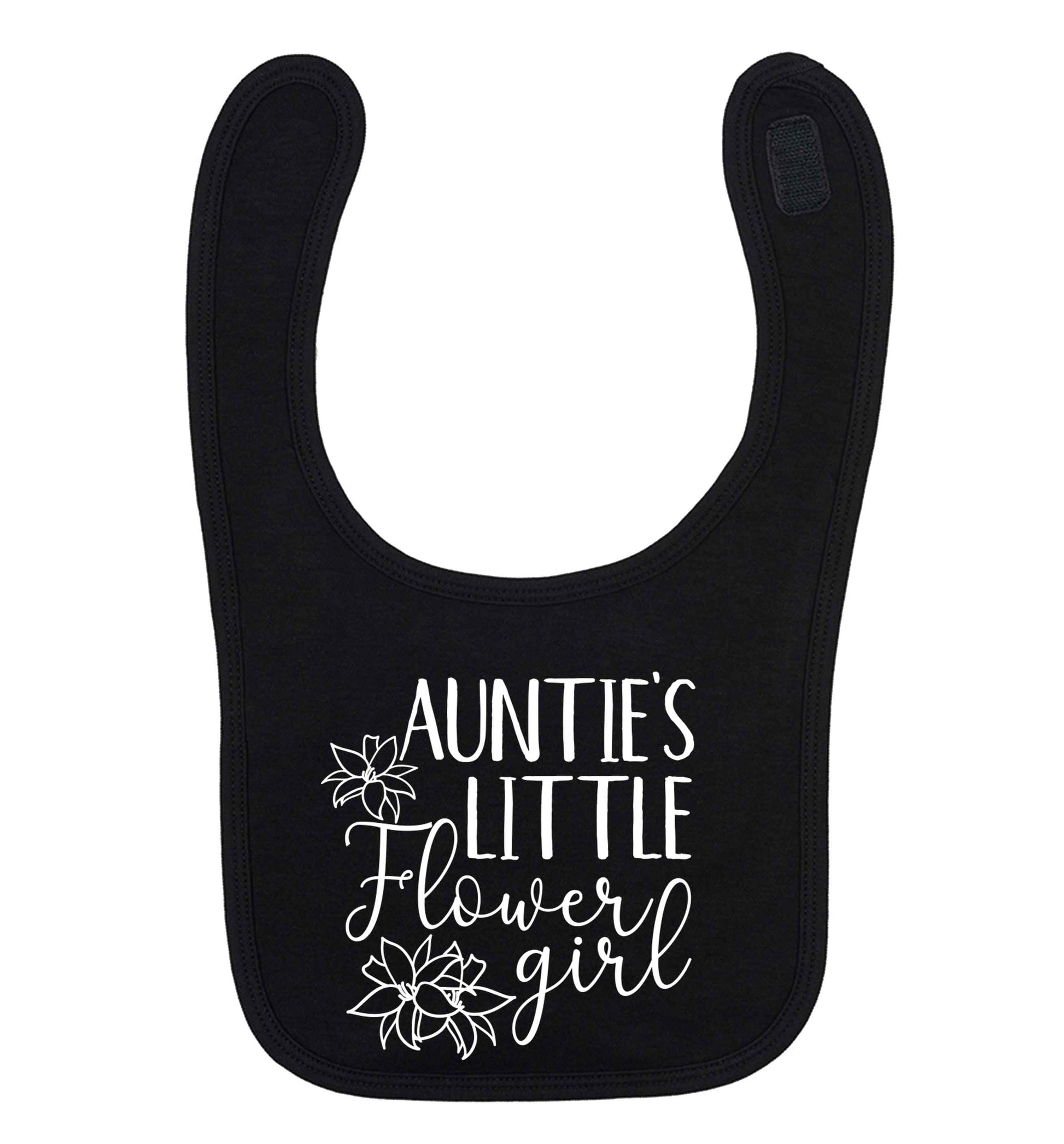 Perfect wedding guest favours or hen party gifts! Personalised bridal floral wreath designs, any name, any role! black baby bib
