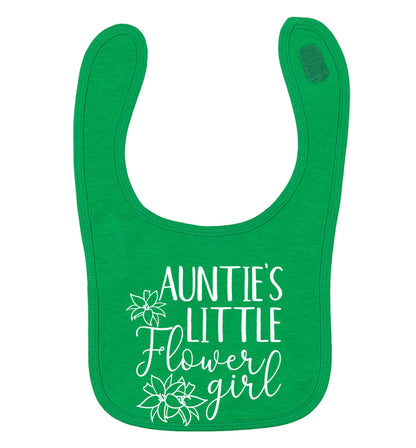 Perfect wedding guest favours or hen party gifts! Personalised bridal floral wreath designs, any name, any role! green baby bib