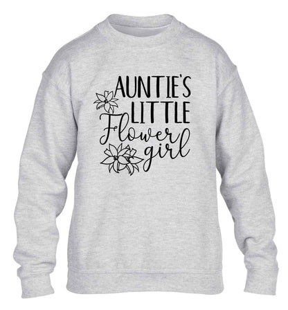 Perfect wedding guest favours or hen party gifts! Personalised bridal floral wreath designs, any name, any role! children's grey sweater 12-13 Years