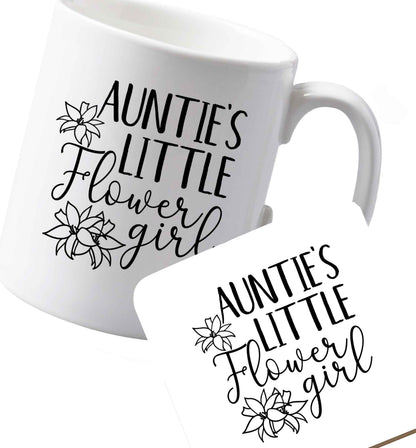 10 oz Ceramic mug and coaster Perfect wedding guest favours or hen party gifts! Personalised bridal floral wreath designs, any name, any role!   both sides