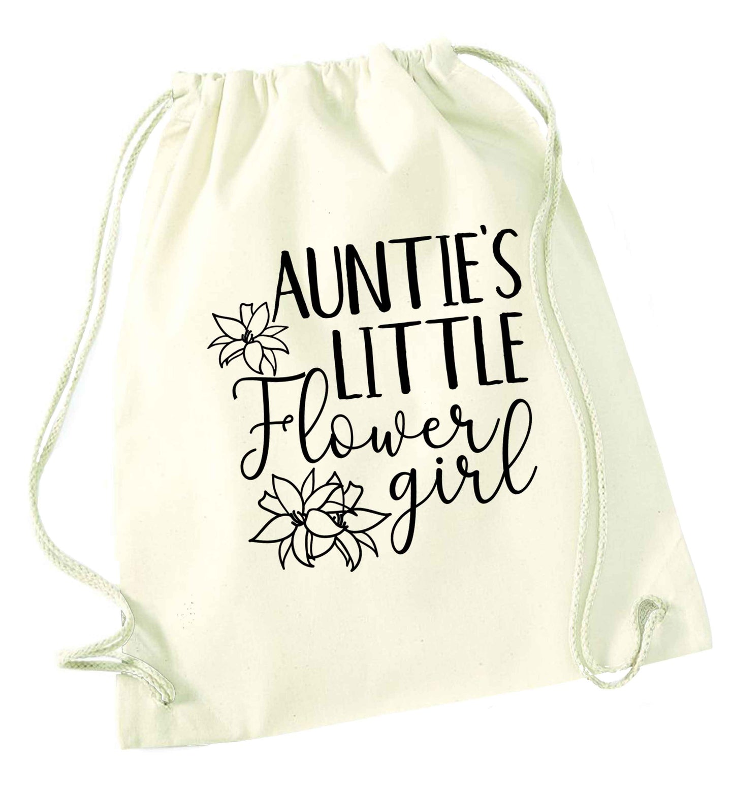 Perfect wedding guest favours or hen party gifts! Personalised bridal floral wreath designs, any name, any role! natural drawstring bag