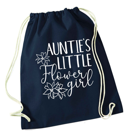 Perfect wedding guest favours or hen party gifts! Personalised bridal floral wreath designs, any name, any role! navy drawstring bag