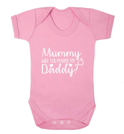 Looking for a unique way to pop the question? Why not let your kids do it!  baby vest pale pink 18-24 months