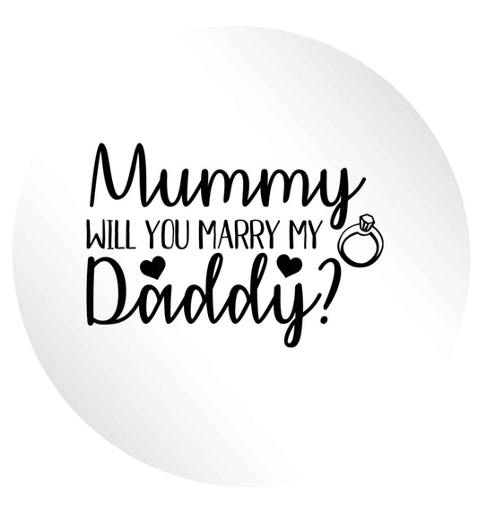 Looking for a unique way to pop the question? Why not let your kids do it!  24 @ 45mm matt circle stickers