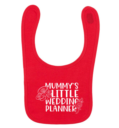adorable wedding themed gifts for your mini wedding planner! red baby bib