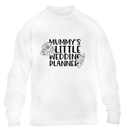 adorable wedding themed gifts for your mini wedding planner! children's white sweater 12-13 Years