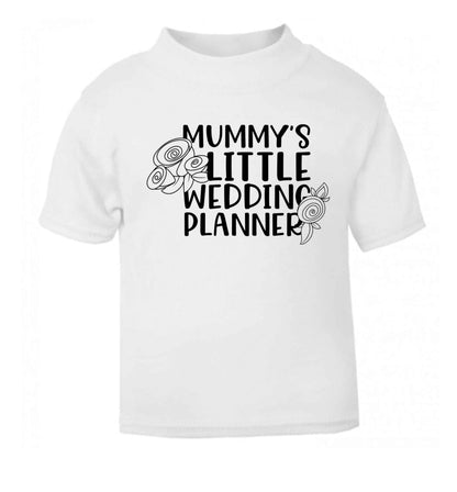 adorable wedding themed gifts for your mini wedding planner! white baby toddler Tshirt 2 Years