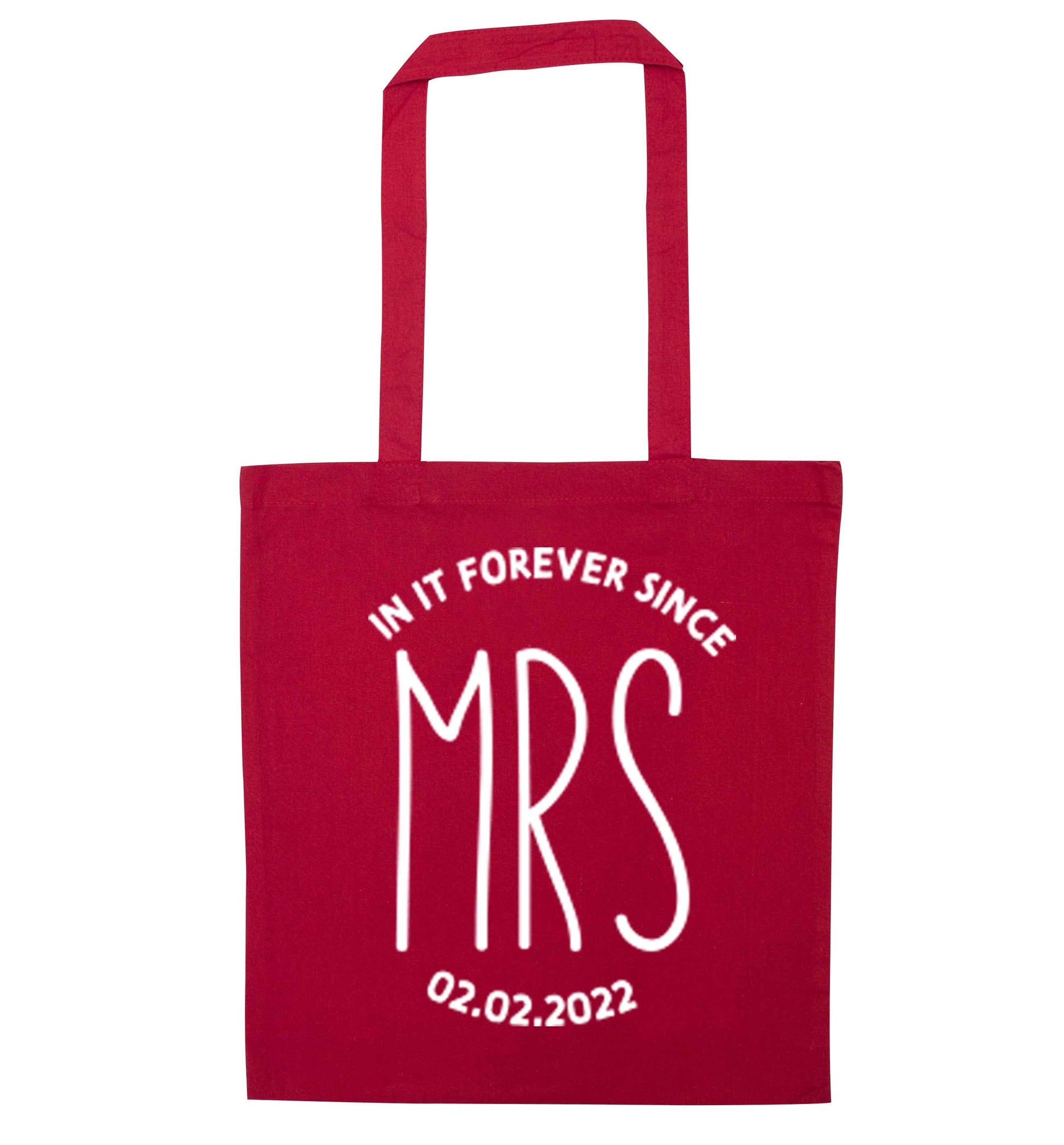 Funny matching gifts for him and her! Get matchy matchy, ideal for newlywed couples or a little valentines gift! red tote bag