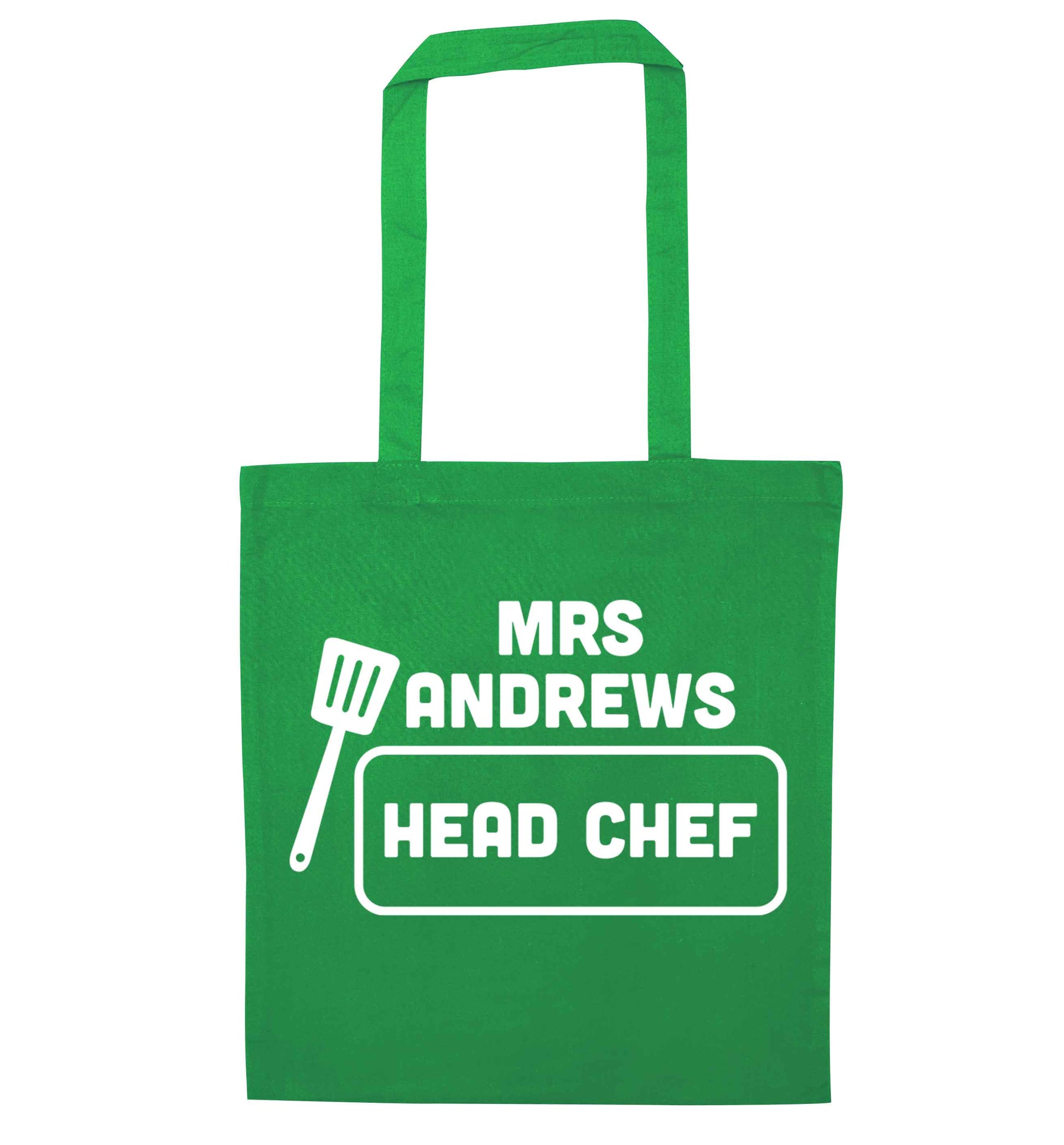 Perfect wedding guest favours or hen party gifts! Personalised bridal floral wreath designs, any name, any role! green tote bag