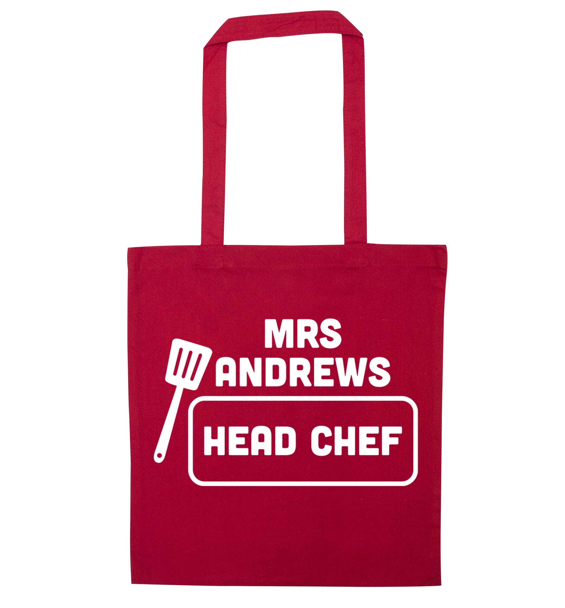 Perfect wedding guest favours or hen party gifts! Personalised bridal floral wreath designs, any name, any role! red tote bag